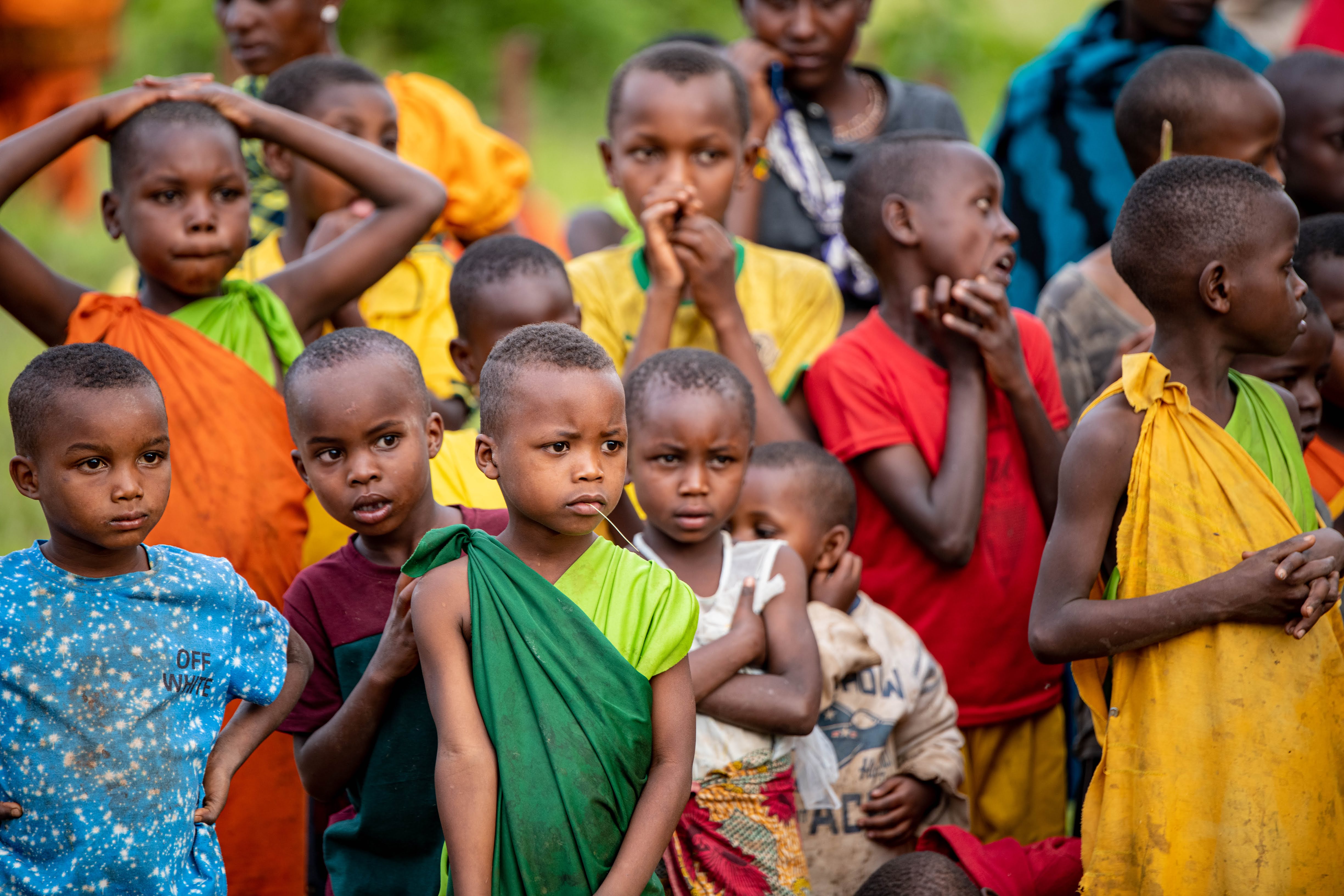 Children listening